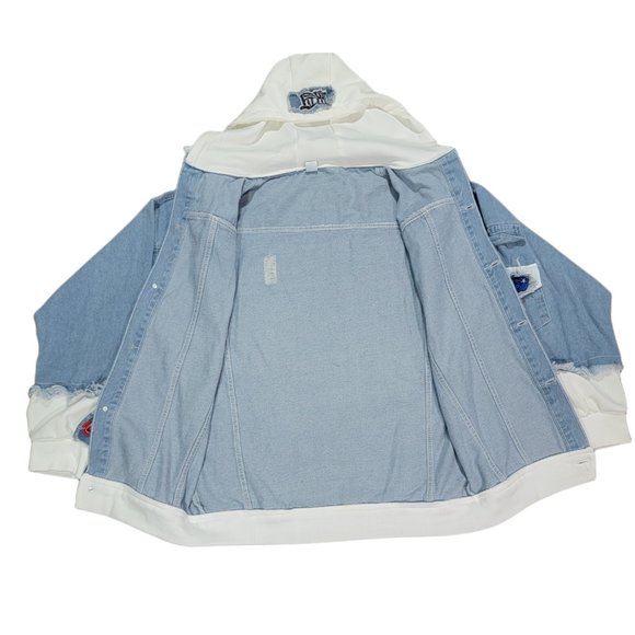 Roffatide Anime My Hero Academia Shoto Todoroki Denim Jacket (Size 2XL) - Picture 6 of 11